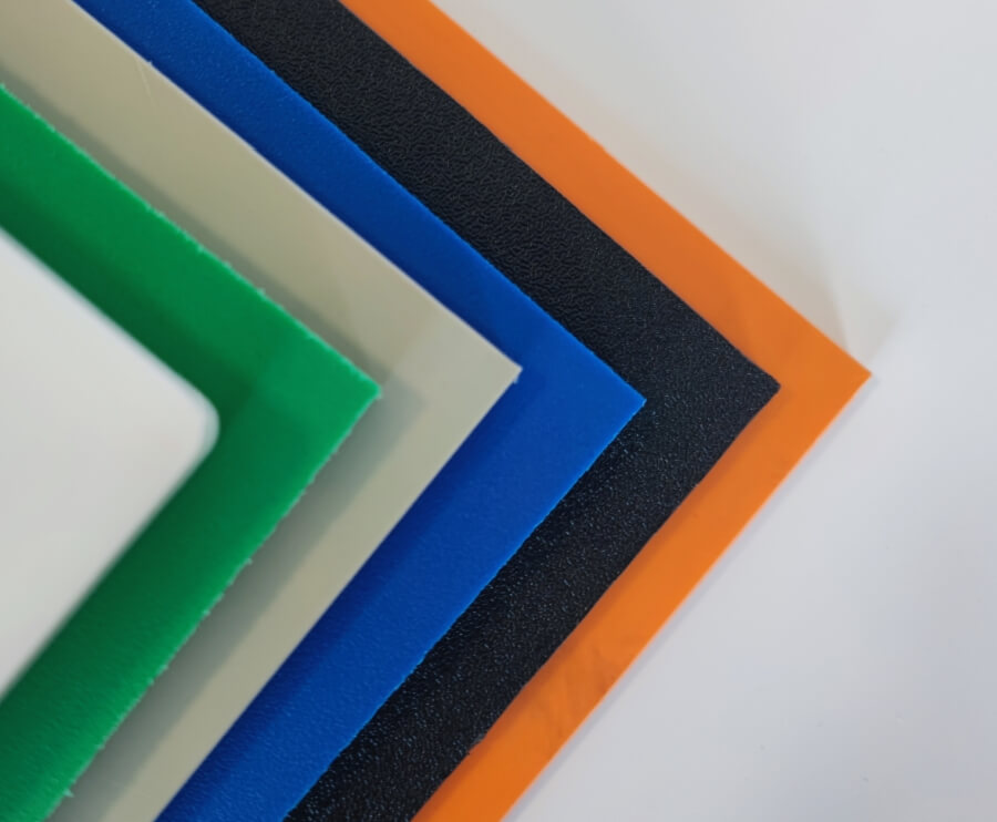HDPE sheets available in different colors